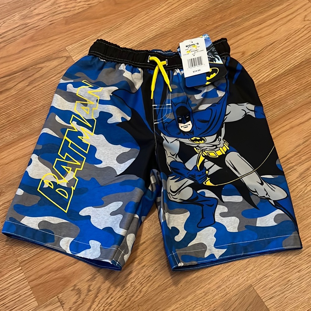 Boys Batman Swim Trunks